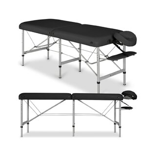 Masszázsasztal Medmal Alu 70 Vinyl Flex K015 Fekete