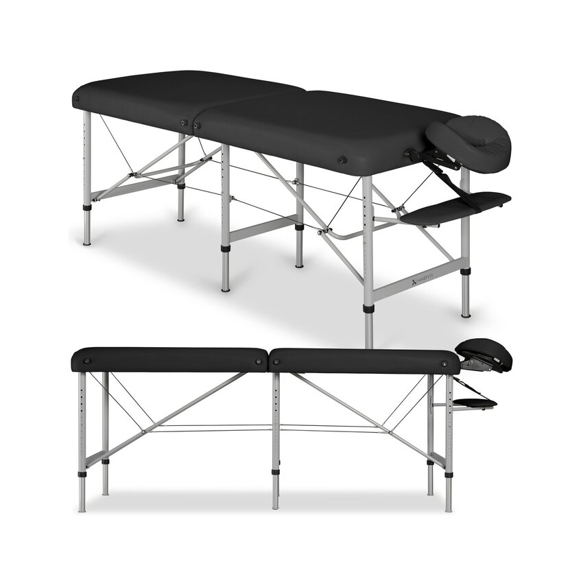Masszázsasztal Medmal Alu 70 Vinyl Flex K015 Fekete