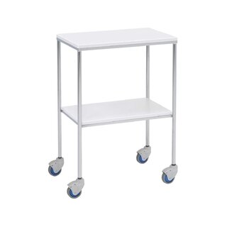 Műszerasztal – 2 polc (PVC) – 60x40x80 cm