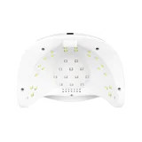Körömlámpa UV lámpa nails Glow S1 168W - fehér ezüst