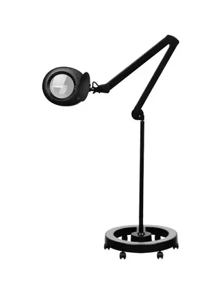 Elegante 6025 60 LED nagyítós lámpa állvánnyal, fekete színben