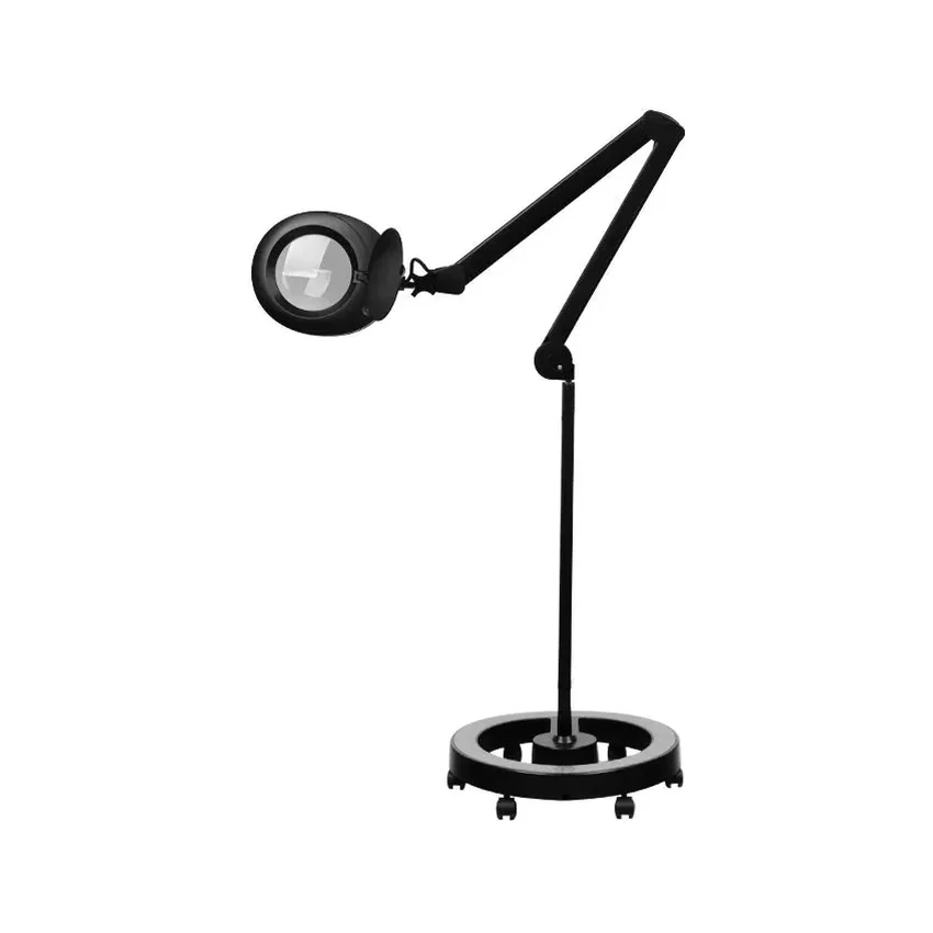 Elegante 6025 60 LED nagyítós lámpa állvánnyal, fekete színben