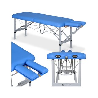 Chiro UltraLux 19, hordozható kiropraktikus asztal - kék