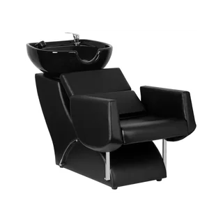 Samponozó szék - Santiago Black Gabbiano modern dizájnban