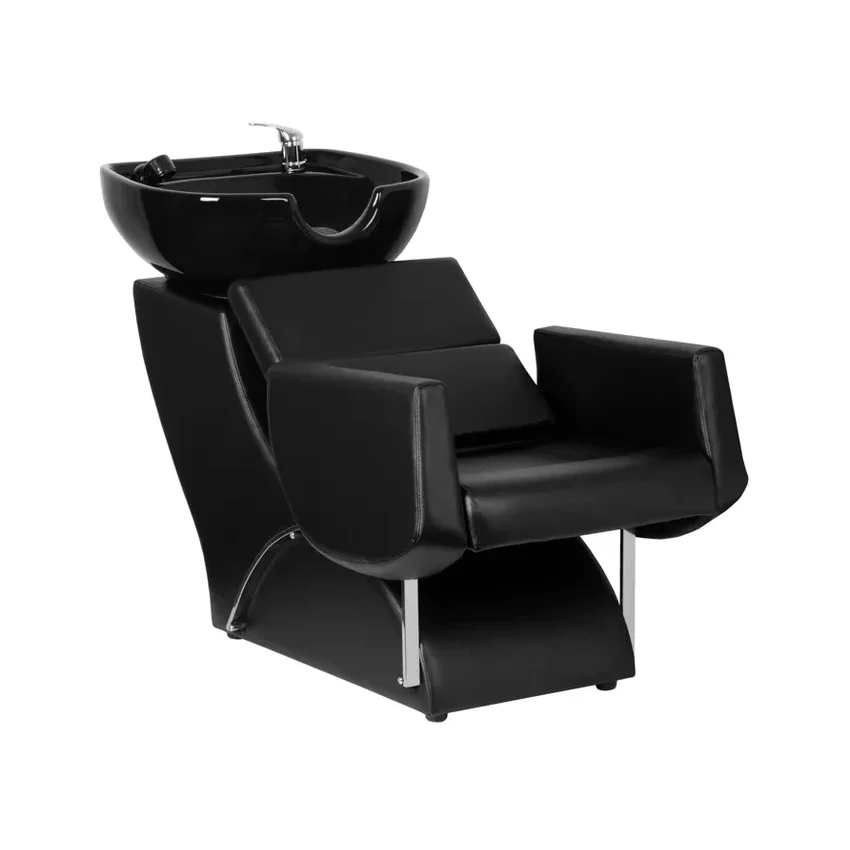 Samponozó szék - Santiago Black Gabbiano modern dizájnban
