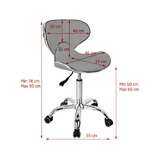 Munkaszék ergonomikus Q-4599G szürke