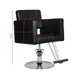 Hair System fodrászszék HS33 fekete