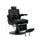 Férfi hajvágó szék Hair System borbélyszék BM88066B fekete