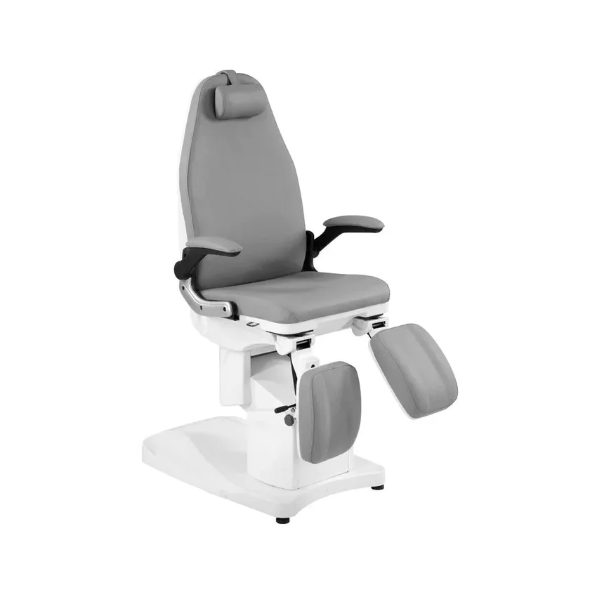 Azzurro 709a pedikűr szék, 3 motorral, szürke