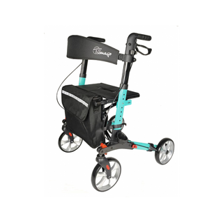 Alumínium rollátor 4 kerékkel - YOLA Turquoise
