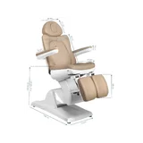 Elektromos lábápoló szék 870s 3 motoros cappuccino