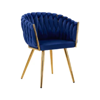 4Rico Bársony Sminkfotel QS-GW06G - Kék