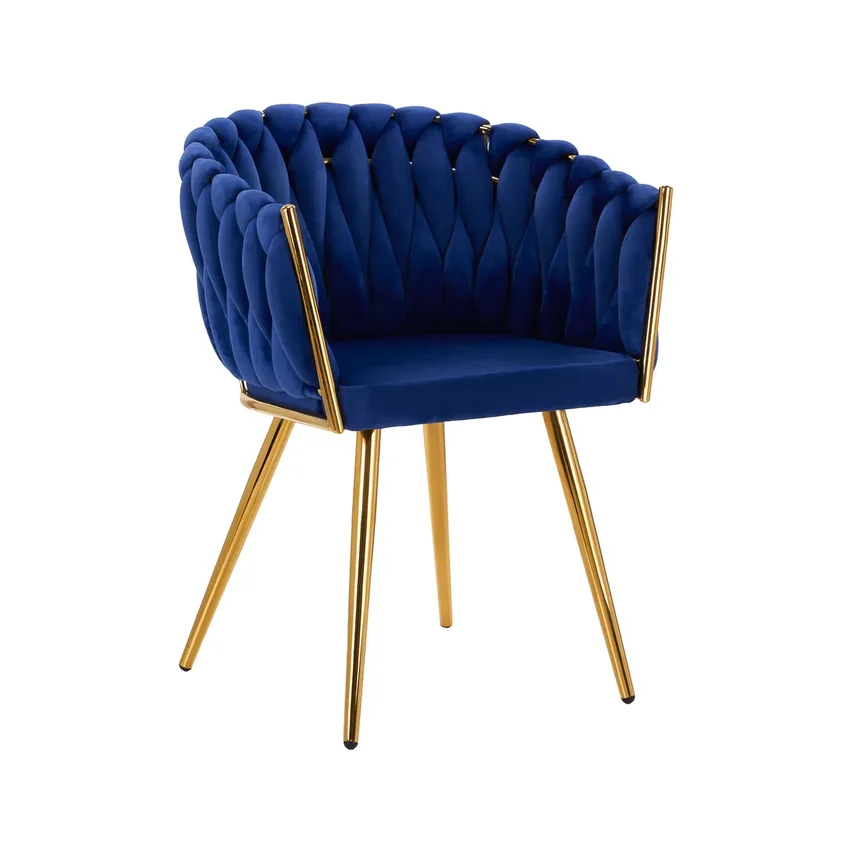 4Rico Bársony Sminkfotel QS-GW06G - Kék