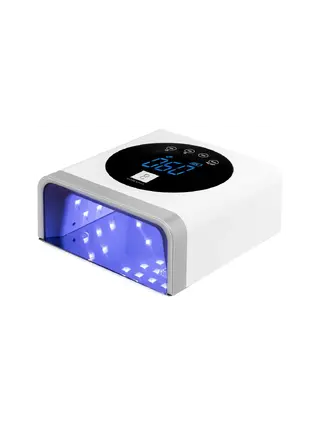 UV lámpa LED körömre OCHO NAILS X22 72W vezeték nélküli fehér tükrös talppal