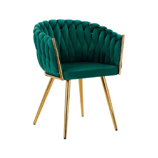 4Rico Bársony Sminkfotel QS-GW06G - Zöld