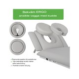 Fortis 5 ERGO masszázsasztal, elektromos lábvezérlés - világos szürke