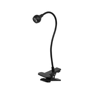 UV LED világító lámpa kígyó alakúra, asztalra, fekete