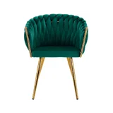 4Rico Bársony Sminkfotel QS-GW06G - Zöld