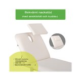 Optima elektromos kezelőasztal - Fehér