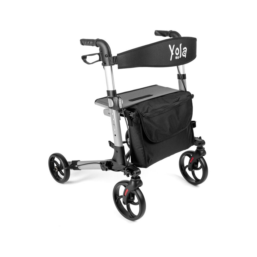 Alumínium rollátor 4 kerékkel - YOLA
