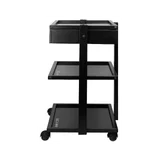 Fekete kocsi 3 polccal és 1 fiókkal pro ink 1040a fekete