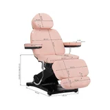 Elektromos kezelőszék SILLON CLASSIC 3 motoros rózsaszín