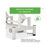 Optima elektromos kezelőasztal - Fekete