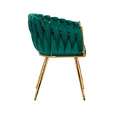 4Rico Bársony Sminkfotel QS-GW06G - Zöld