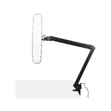 Elegáns 801-tl LED munkalámpa fekete színű, szabályozható fényintenzitással és színnel