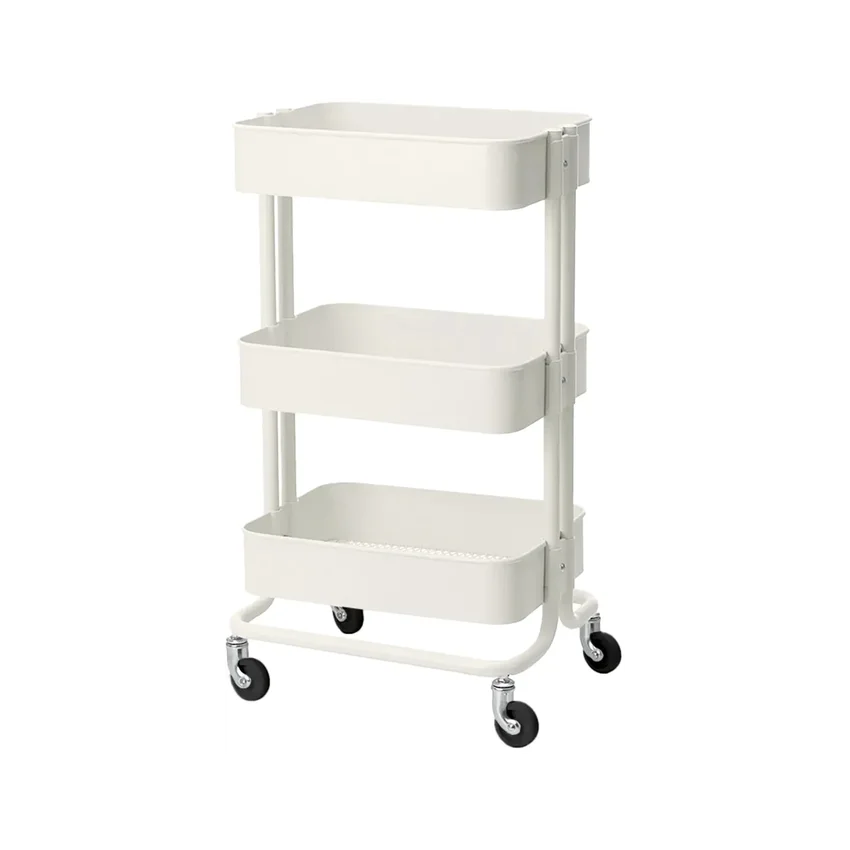 Kozmetikai guruló kocsi HS05 – Fehér kocsi szalon- és klinika használatra