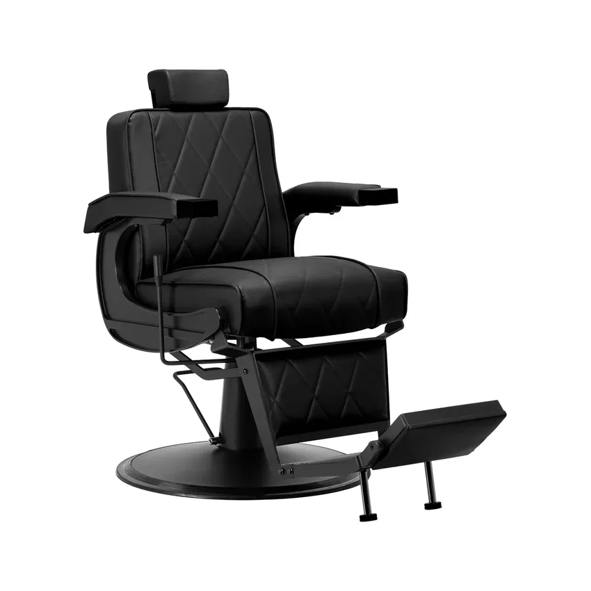 Férfi hajvágó szék Hair System borbélyszék BM88066B fekete