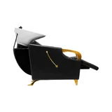 Samponos szék C019G - Fekete, ergonomikus