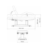 Elektromos masszázsasztal SPA Gemini Flex HEAT K429 Szürke