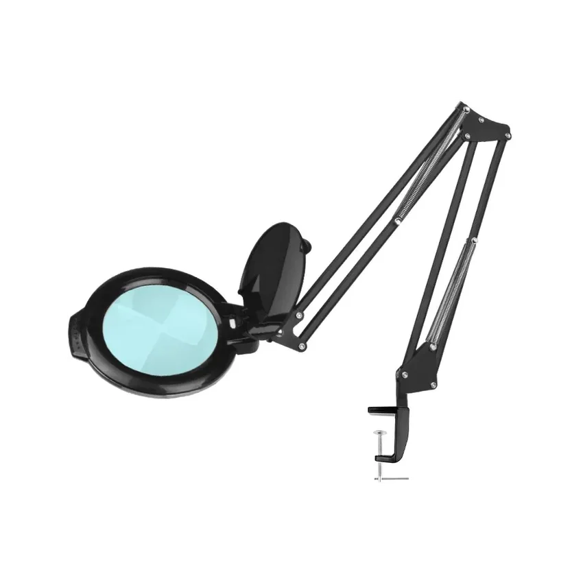 Nagyító lámpa LED nagyító lámpa Moonlight 8013/6" fekete asztali lámpa