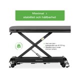 Evero Cross X4 ERGO lábboltozat kezelőasztal - szürke