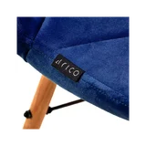 4Rico sminkszék QS-186 kék bársony