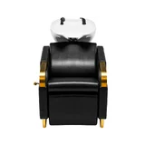 Samponos szék C019G - Fekete, ergonomikus