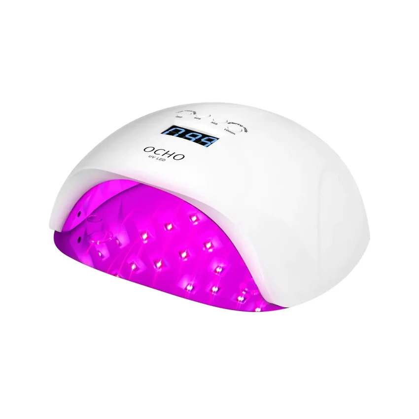 OCHO NAILS X13 Plus LED UV lámpa 65W piros fényű fehér ccc