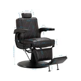 Férfi hajvágó szék Hair System borbélyszék BM88066B barna