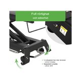 Evero Cross X4 ERGO lábboltozat kezelőasztal - szürke
