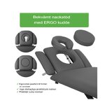 Evero Cross X4 ERGO lábboltozat kezelőasztal - szürke