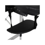 Hordozható masszázsasztal Nina Comfy Base K515 Fekete 60cm
