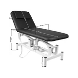 Swehealth elektromos masszázsasztal masszázshoz, 1 motor, fekete