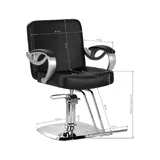 Hair System ZA31 borbélyszék fekete