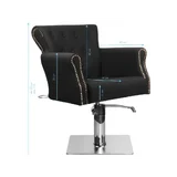Hair System fodrászszék BER 8541 fekete