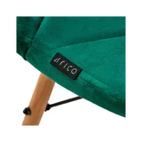 4Rico sminkszék QS-186 zöld bársony