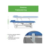 Optima elektromos kezelőasztal - Kék