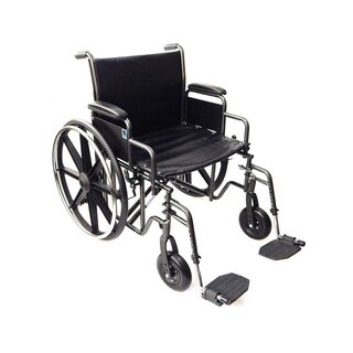 Extra széles kerekesszék 56 cm-es megerősített vázzal – Teherbírás: 225 kg