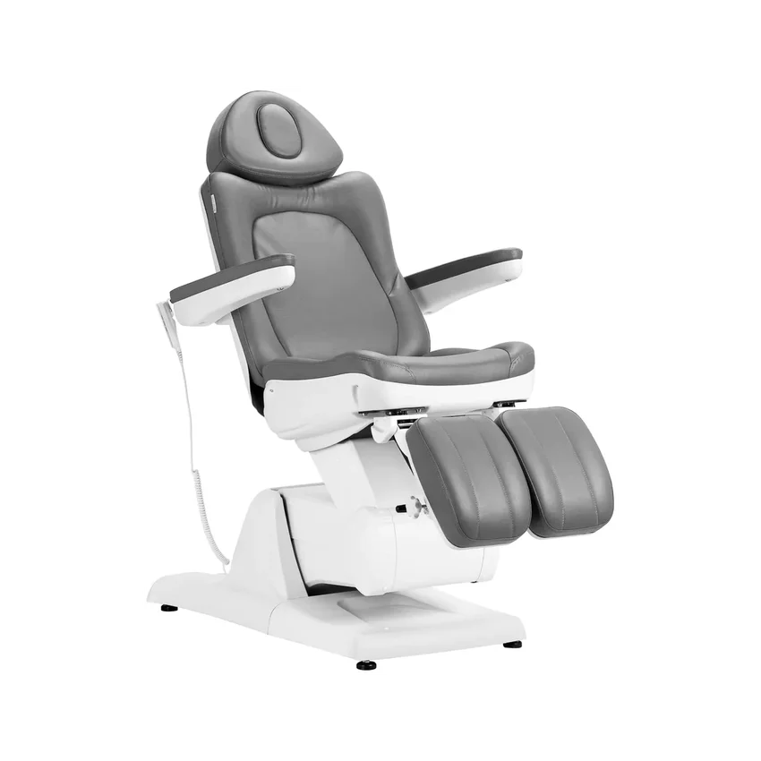 Azzurro 870s pedi 3 erős elektromos pedikűr szék, szürke