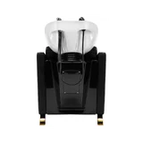 Samponos szék C019G - Fekete, ergonomikus